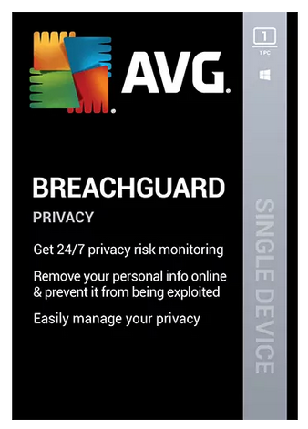 AVG BreachGuard 1 Year 1 PC Gloabal Product Key